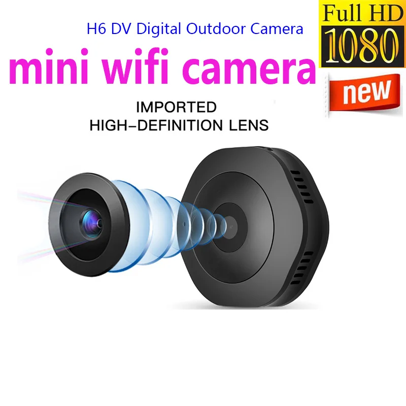 H6 DV/Wifi Micro Camera Night Version Mini Action Camera with motion Sensor Camcorder Voice Video Recorder Small Camera
H6 DV/Wifi Micro Camera Night Version Mini Action Camera with motion Sensor Camcorder Voice Video Recorder Small Camera