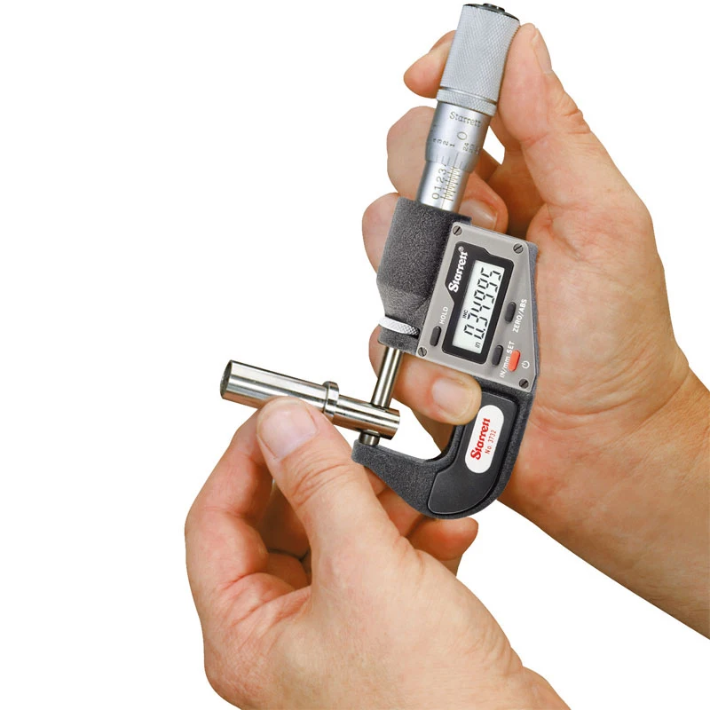 STARRETT Measuring Range 0-25mm/0-1inch 3732MEXFL-25 Electronic Outside Micrometers Without data output
STARRETT Measuring Range 0-25mm/0-1inch 3732MEXFL-25 Electronic Outside Micrometers Without data output