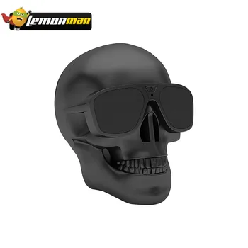 

LemonMan Plastic Skull Shape Wireless Bluetooth Speaker Sunglass NFC Skull Speaker Mobile Subwoofer Multipurpose Speakers Cool