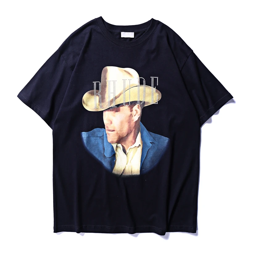 rhude tshirt Cowboy Hot drilling t-shirt chatacter print cotton t-shirt vintage rhude t shirt
rhude tshirt Cowboy Hot drilling t-shirt chatacter print cotton t-shirt vintage rhude t shirt