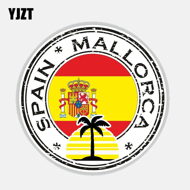 YJZT 13.7CM*13.7CM Spain Mallorca Helmet Motorcycle Window Car Sticker Decal 6-2696
YJZT 13.7CM*13.7CM Spain Mallorca Helmet Motorcycle Window Car Sticker Decal 6-2696