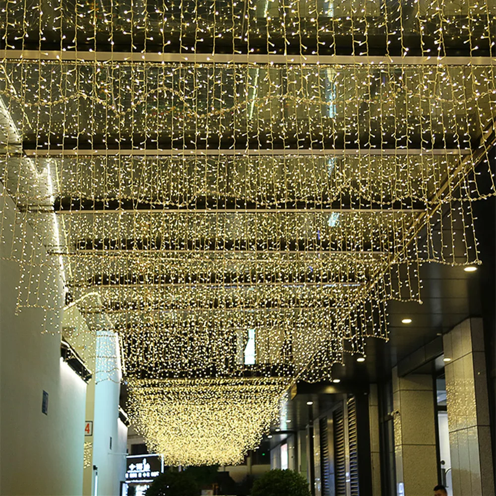 2019 New Year Indoor 4M 13ft droop 0.4m 0.5m 0.6m LED String Light Curtain Icicle Fiary Garland for Home Decoration Christmas
2019 New Year Indoor 4M 13ft droop 0.4m 0.5m 0.6m LED String Light Curtain Icicle Fiary Garland for Home Decoration Christmas