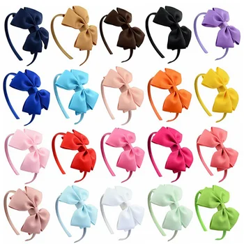 20pcs/lot Fashion Solid Hairbands 4 Inch Headband Ribbon Bowknot With Plastic Hairband Boutique Grosgrain Bow Hairbands A108
20pcs/lot Fashion Solid Hairbands 4 Inch Headband Ribbon Bowknot With Plastic Hairband Boutique Grosgrain Bow Hairbands A108