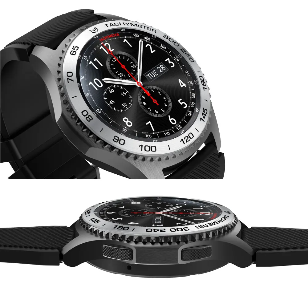 For Samsung Gear S3 Frontier Bezel Ring Adhesive Cover Anti Scratch Metal Protection Ring smart watch Frame Case Cover Shell #D
For Samsung Gear S3 Frontier Bezel Ring Adhesive Cover Anti Scratch Metal Protection Ring smart watch Frame Case Cover Shell #D