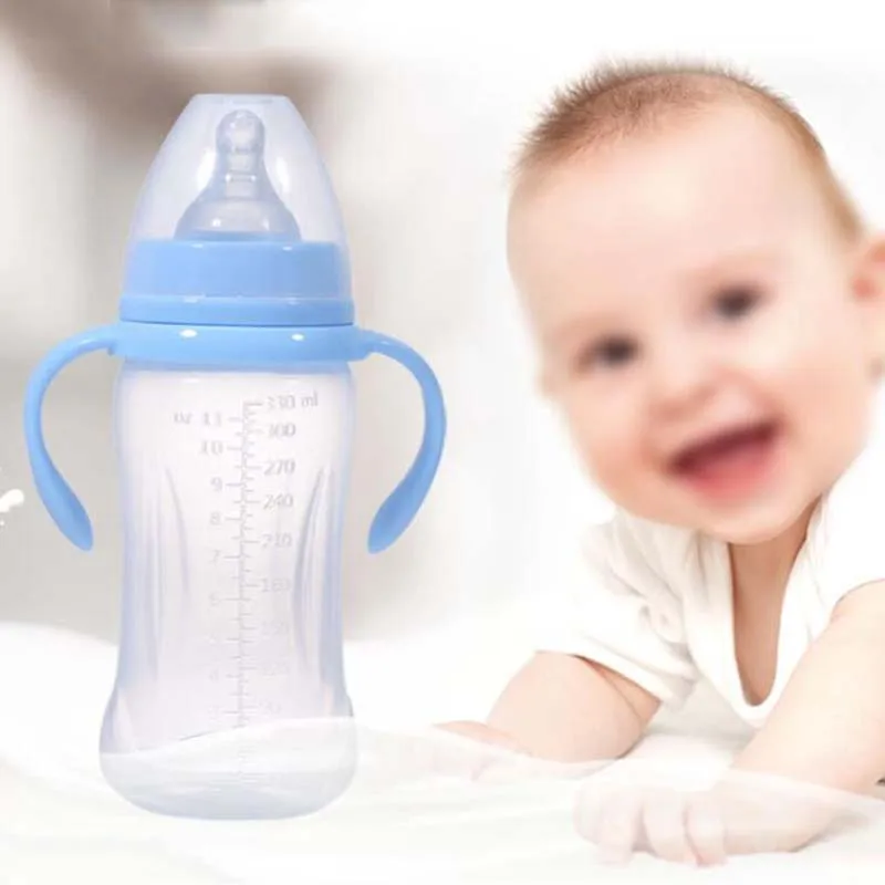 330ml Baby Bottle Infant Newborn Children Learn Feeding Drinking Handle Bottle Kids Straw Water Bottles Training Cup
330ml Baby Bottle Infant Newborn Children Learn Feeding Drinking Handle Bottle Kids Straw Water Bottles Training Cup