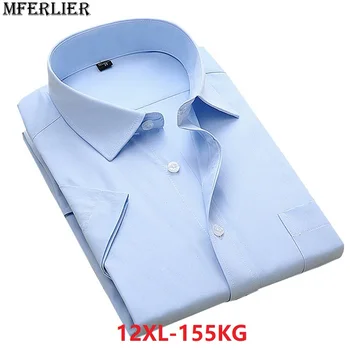 MFERLIER larger plus size big 6XL 7XL 8XL 9XL 10XL 11XL 12XL Summer men formal shirts Business office short sleeve Dress shirts
MFERLIER larger plus size big 6XL 7XL 8XL 9XL 10XL 11XL 12XL Summer men formal shirts Business office short sleeve Dress shirts