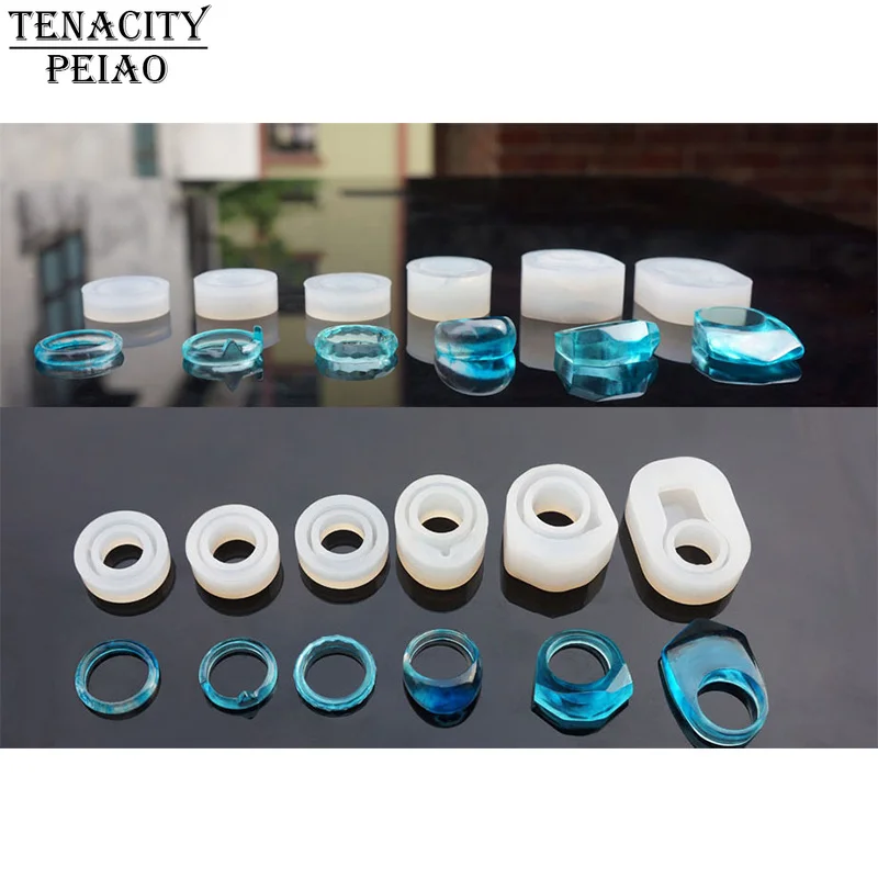 6pcs/set Assorted DIY Silicone Ring Molds for Resin Jewelry Making Craft epoxy molds uv resin mold
6pcs/set Assorted DIY Silicone Ring Molds for Resin Jewelry Making Craft epoxy molds uv resin mold