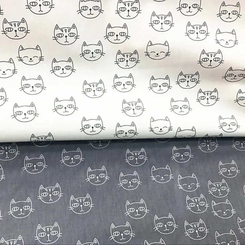 Cat Printed Baby Twill Cotton Quilting Fabric By Meter for DIY Sewing upholstery Scrapbooking Tissue Needlework Cloth
Cat Printed Baby Twill Cotton Quilting Fabric By Meter for DIY Sewing upholstery Scrapbooking Tissue Needlework Cloth