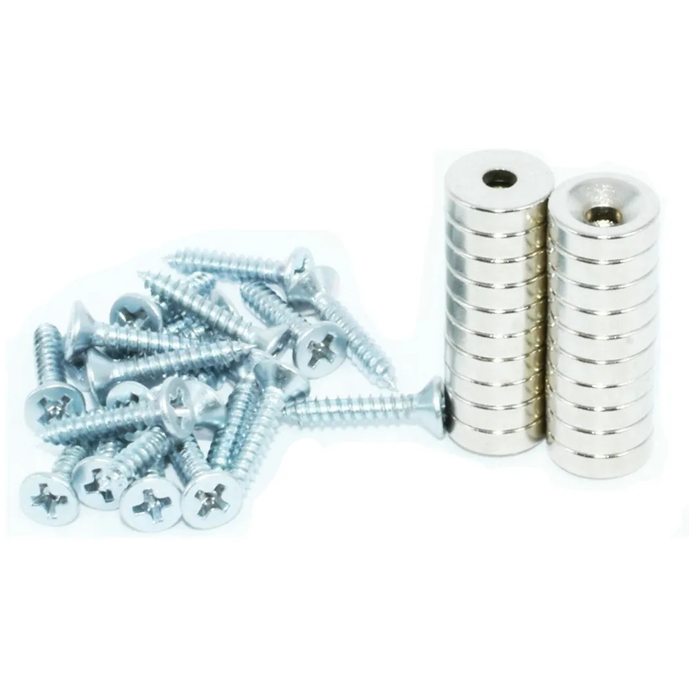 Strong Ring Magnet 10x3 mm with Screws Hole 3mm Holding Neodynium Magnets Permanent Magnetics for door organization 20pcs
Strong Ring Magnet 10x3 mm with Screws Hole 3mm Holding Neodynium Magnets Permanent Magnetics for door organization 20pcs