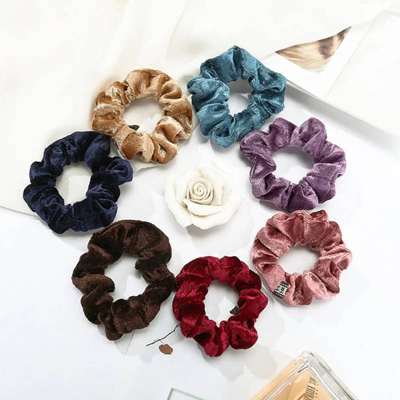 1PC Women Elegant Velvet Solid Hair Accessories Ponytail Holder Scrunchies Tie Hair Rubber Band Headband Girls Elastic Hair Band
1PC Women Elegant Velvet Solid Hair Accessories Ponytail Holder Scrunchies Tie Hair Rubber Band Headband Girls Elastic Hair Band