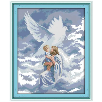 Jesus and Angel Counted Cross Stitch 11CT Printed14CT Cross Stitch Sets Cross-stitch Kits Embroidery Needlework
Jesus and Angel Counted Cross Stitch 11CT Printed14CT Cross Stitch Sets Cross-stitch Kits Embroidery Needlework