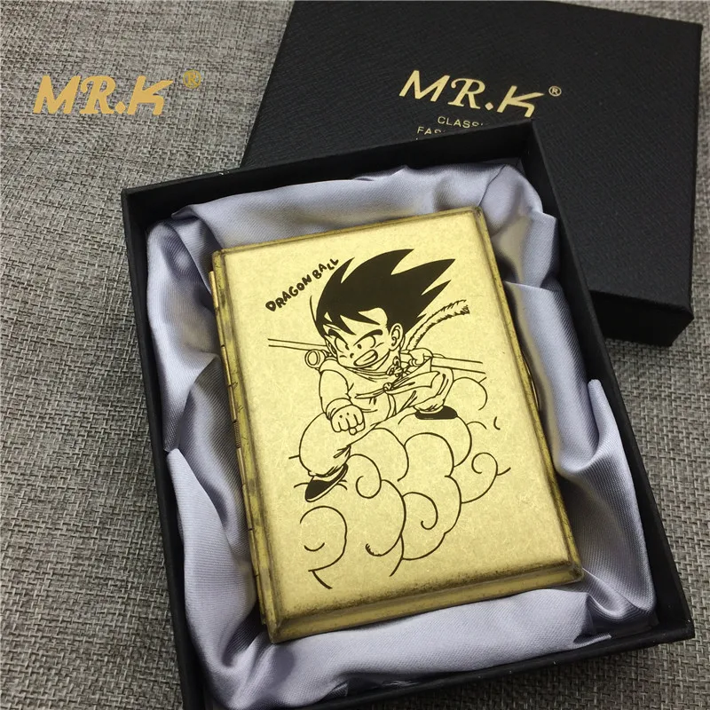 MR.K D02 Vintage Style Dragon Ball Goku Ride Dragon / Ride Cloud Male Brass 16 Regular Cigarettes Case Boxes Cigarette Smoke Box
MR.K D02 Vintage Style Dragon Ball Goku Ride Dragon / Ride Cloud Male Brass 16 Regular Cigarettes Case Boxes Cigarette Smoke Box