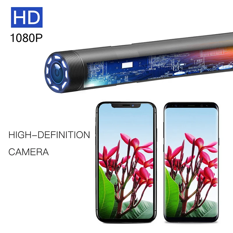 Three-in-one Visual Ear Spoon Endoscope Camera Lens 5.5mm Diameter IP67 Waterproof 6pcs Adjustable LED Lights 1.5m Cable 70 Deg
Three-in-one Visual Ear Spoon Endoscope Camera Lens 5.5mm Diameter IP67 Waterproof 6pcs Adjustable LED Lights 1.5m Cable 70 Deg