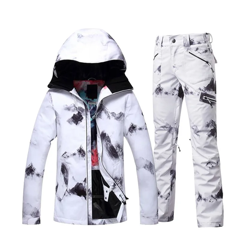 GS white color Women Snow Suit 10K waterproof windproof outdoor sports wear snowboarding sets Girls Bib Snow pant and ski Jacket
GS white color Women Snow Suit 10K waterproof windproof outdoor sports wear snowboarding sets Girls Bib Snow pant and ski Jacket