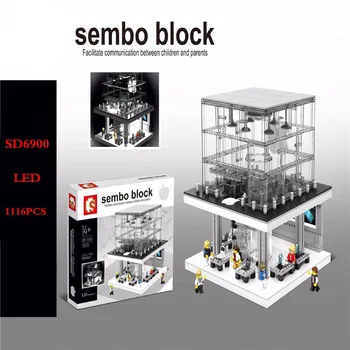 1116pcs SD6900 LED Blocks Apple Flagship Store Street Scenery Building Mini Model Blocks Compatible with LegoINGlys
1116pcs SD6900 LED Blocks Apple Flagship Store Street Scenery Building Mini Model Blocks Compatible with LegoINGlys