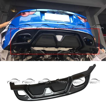 QUAD Exhaust Pipe Outlet Car Styling Carbon Fiber Rear Lip Bumper Spoiler Diffuser For Jaguar F-TYPE 2018 - With LED Light
QUAD Exhaust Pipe Outlet Car Styling Carbon Fiber Rear Lip Bumper Spoiler Diffuser For Jaguar F-TYPE 2018 - With LED Light