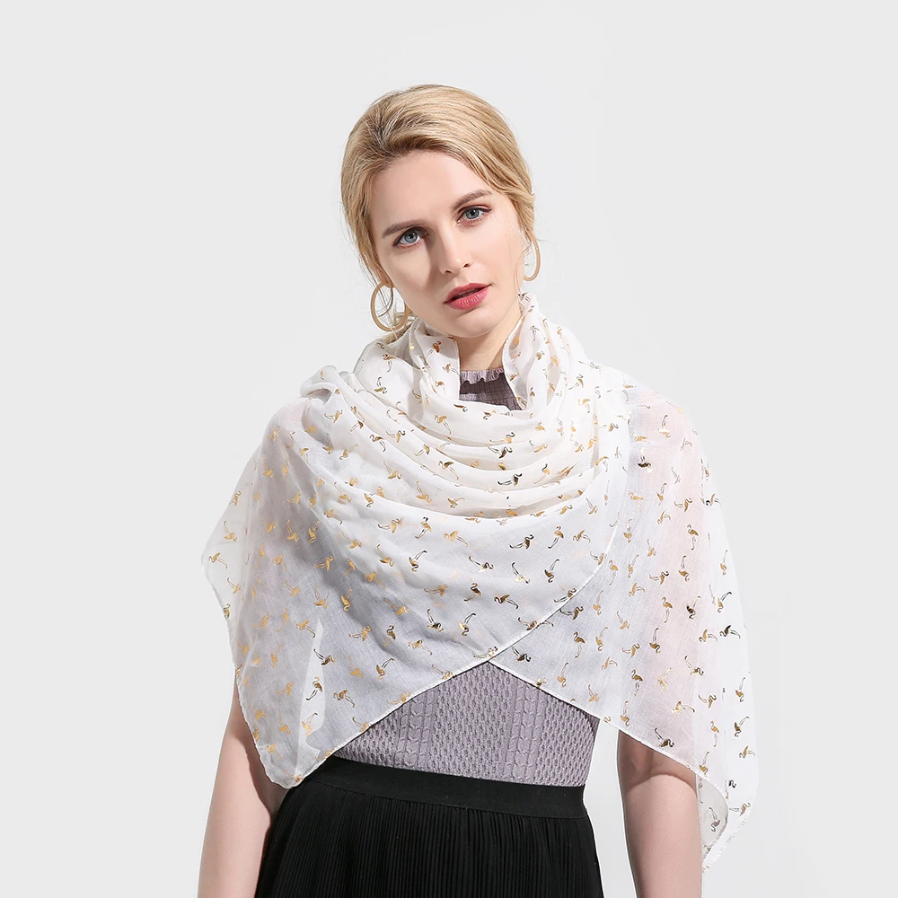 Winfox New Fashion Spring Pink Sky Blue Mint Green Yellow Color Gold Foil Glitter Flamingo Scarf Foulard Femme Hijab Womens
Winfox New Fashion Spring Pink Sky Blue Mint Green Yellow Color Gold Foil Glitter Flamingo Scarf Foulard Femme Hijab Womens