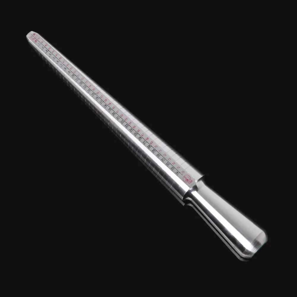 Ring Sizer Guage Mandrel Finger Sizing Stick Measure Standard Silver Metal Jewelry Tool&Equipment,US EU Standard
Ring Sizer Guage Mandrel Finger Sizing Stick Measure Standard Silver Metal Jewelry Tool&Equipment,US EU Standard