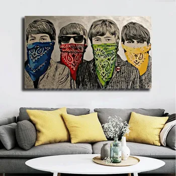 The Beatleser In Bandannas HD Canvas Painting Print Living Room Home Decor Modern Wall Art Oil Painting Poster Artwork
The Beatleser In Bandannas HD Canvas Painting Print Living Room Home Decor Modern Wall Art Oil Painting Poster Artwork