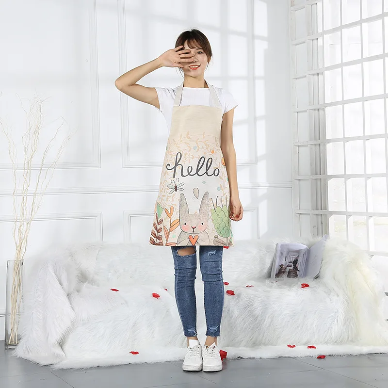 New cartoon cotton and linen Fabric apron kitchen cooking aprons for women cleaning waterproof antifouling uniform pinafore bib
New cartoon cotton and linen Fabric apron kitchen cooking aprons for women cleaning waterproof antifouling uniform pinafore bib