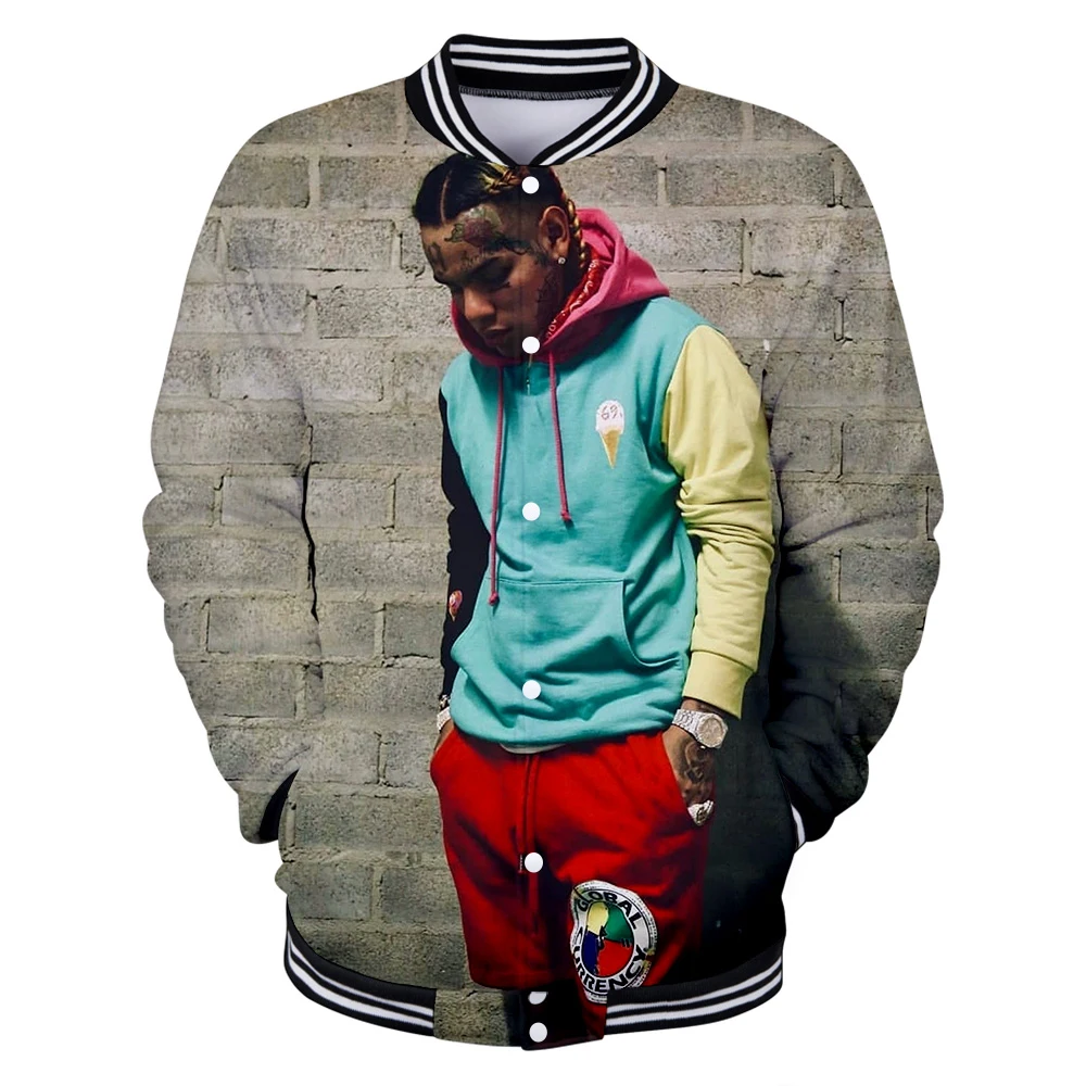 2019 new wild 6ix9ine 3D baseball uniform for men and women high quality hip hop 6ix9ine 3D baseball jacket clothing xxs-4xl
2019 new wild 6ix9ine 3D baseball uniform for men and women high quality hip hop 6ix9ine 3D baseball jacket clothing xxs-4xl