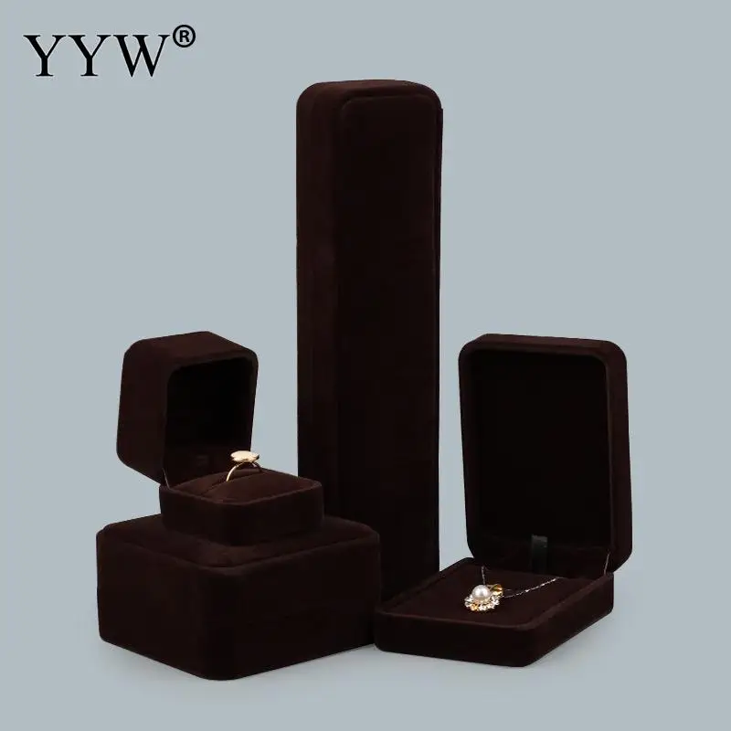 High Quality Elegant Velvet Jewelry Box for Bracelet Ring Necklace Pendant Boxes Deep Coffee Display Packing Jewelry Gift Box
High Quality Elegant Velvet Jewelry Box for Bracelet Ring Necklace Pendant Boxes Deep Coffee Display Packing Jewelry Gift Box