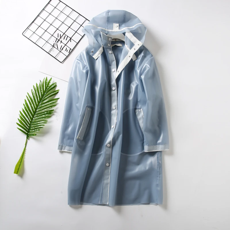 Arrive New Stock Clear Transparent Light Blue Clear Waterproof PVC Trench Rain Coat Women Fashion Windproof Coats Limited Qty
Arrive New Stock Clear Transparent Light Blue Clear Waterproof PVC Trench Rain Coat Women Fashion Windproof Coats Limited Qty