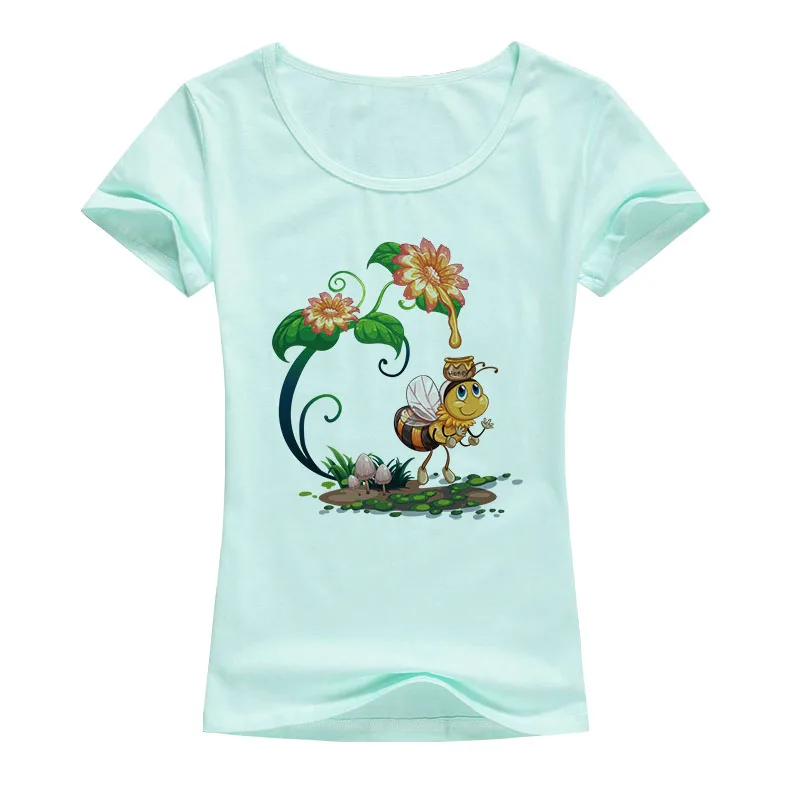 kawaii flowers Gather honey bees T shirt women summer casual t-shirt Female tops 2017 camiseta femenina poleras de mujer A122
kawaii flowers Gather honey bees T shirt women summer casual t-shirt Female tops 2017 camiseta femenina poleras de mujer A122