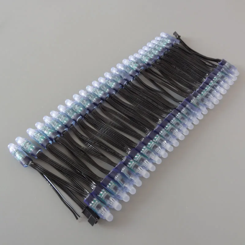 1000pcs/lot led rgb module ws2811 christmas lights12mm IP68 waterproof DC12V full color string light Black Wire Cable
1000pcs/lot led rgb module ws2811 christmas lights12mm IP68 waterproof DC12V full color string light Black Wire Cable