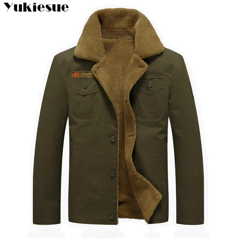 New Parka men coat Military Bomber Jackets Men Cotton Thick wool liner Army Denim Air Force Tactical Outwear Winter Jackets Men
New Parka men coat Military Bomber Jackets Men Cotton Thick wool liner Army Denim Air Force Tactical Outwear Winter Jackets Men