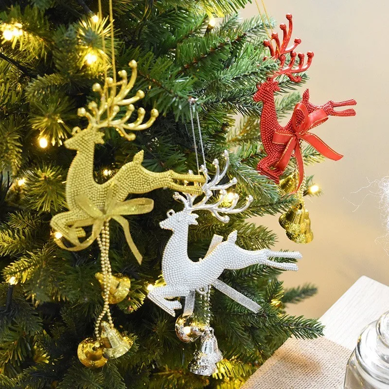 Merry Christmas Decorations Plating Golden Silver Elk Deer Reindeer Bell Pendant Drop Tree Ornaments Festive Party Supplies Home
Merry Christmas Decorations Plating Golden Silver Elk Deer Reindeer Bell Pendant Drop Tree Ornaments Festive Party Supplies Home