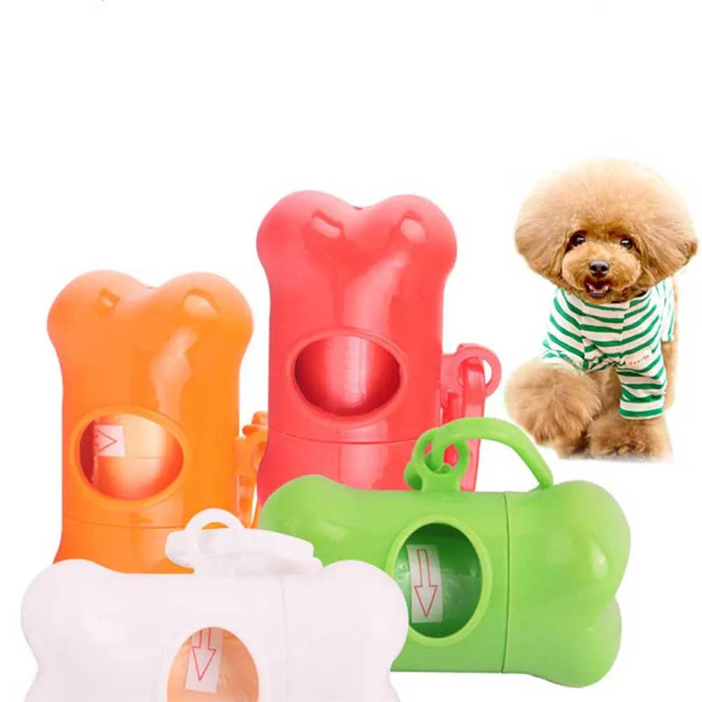 Bone Shape Waste Poop Bags Dispenser for Dog Cat Pet Waste Bag Holder Portable Garbage Bags Pets Cleaning Products Random Color
Bone Shape Waste Poop Bags Dispenser for Dog Cat Pet Waste Bag Holder Portable Garbage Bags Pets Cleaning Products Random Color