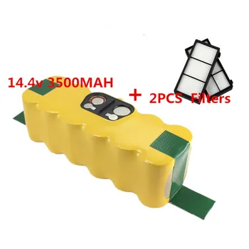 3500mAh High Quality New Battery Pack for iRobot Roomba 800 900 Series 870 880 980+2pcs Filters
3500mAh High Quality New Battery Pack for iRobot Roomba 800 900 Series 870 880 980+2pcs Filters
