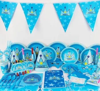 84pcs\lot Boy's crown theme package Kids Birthday Decoration Set Theme Party Supplies Baby Birthday Party Pack
84pcs\lot Boy's crown theme package Kids Birthday Decoration Set Theme Party Supplies Baby Birthday Party Pack