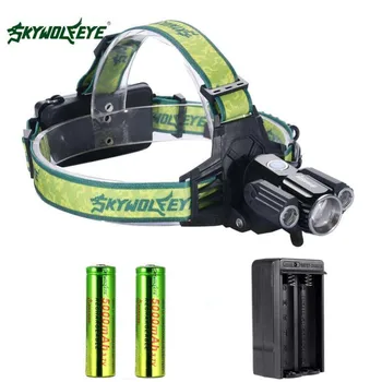 Skywolfeye 8000 LM T6 LED Headlight 2X18650 Flashlight Torch Lamp+Bike Clip Holder+Battery Charger
Skywolfeye 8000 LM T6 LED Headlight 2X18650 Flashlight Torch Lamp+Bike Clip Holder+Battery Charger