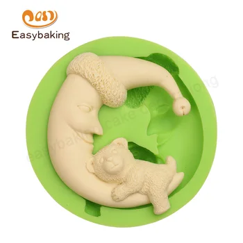 Large Sleepy Moon Bear Christmas Silicone Mould Fondant Cake Decorating Kit for Gumpaste Chocolate Polymer Clay Isomalt Soap
Large Sleepy Moon Bear Christmas Silicone Mould Fondant Cake Decorating Kit for Gumpaste Chocolate Polymer Clay Isomalt Soap