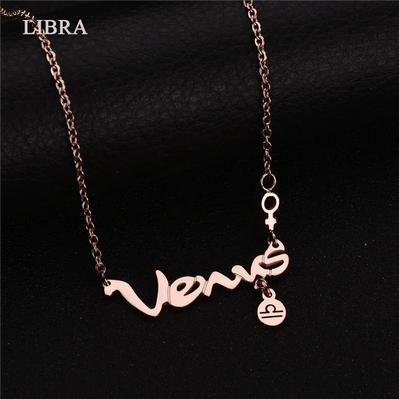 Top Quality Never Fade Zodiac Jewelry Libra Stainless Steel Necklace Charm Constellation Pendant Necklace For Birthday Gift
Top Quality Never Fade Zodiac Jewelry Libra Stainless Steel Necklace Charm Constellation Pendant Necklace For Birthday Gift