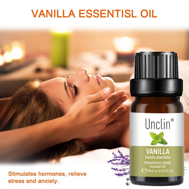 Body Vanilla Essential Oil Diffuser Humidifier Pure natural Orgnic Fragrance Aromatherapy 10ml/Pc
Body Vanilla Essential Oil Diffuser Humidifier Pure natural Orgnic Fragrance Aromatherapy 10ml/Pc