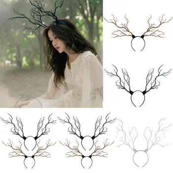 Deer Horn Headdress Long Antlers Tree Branches Horns Hat Hair Headband Cosplay Party Fancy Dress NEW Headpiece Festival
Deer Horn Headdress Long Antlers Tree Branches Horns Hat Hair Headband Cosplay Party Fancy Dress NEW Headpiece Festival