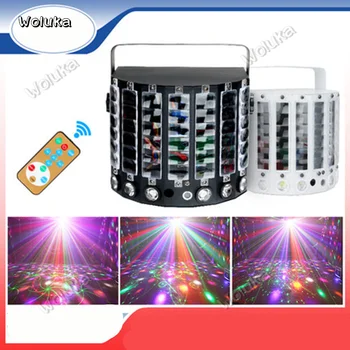 Stage lighting led pattern laser lamp Butterfly lamp Voice control seven lanterns indoor rotating room laser lamp CD50 W03
Stage lighting led pattern laser lamp Butterfly lamp Voice control seven lanterns indoor rotating room laser lamp CD50 W03