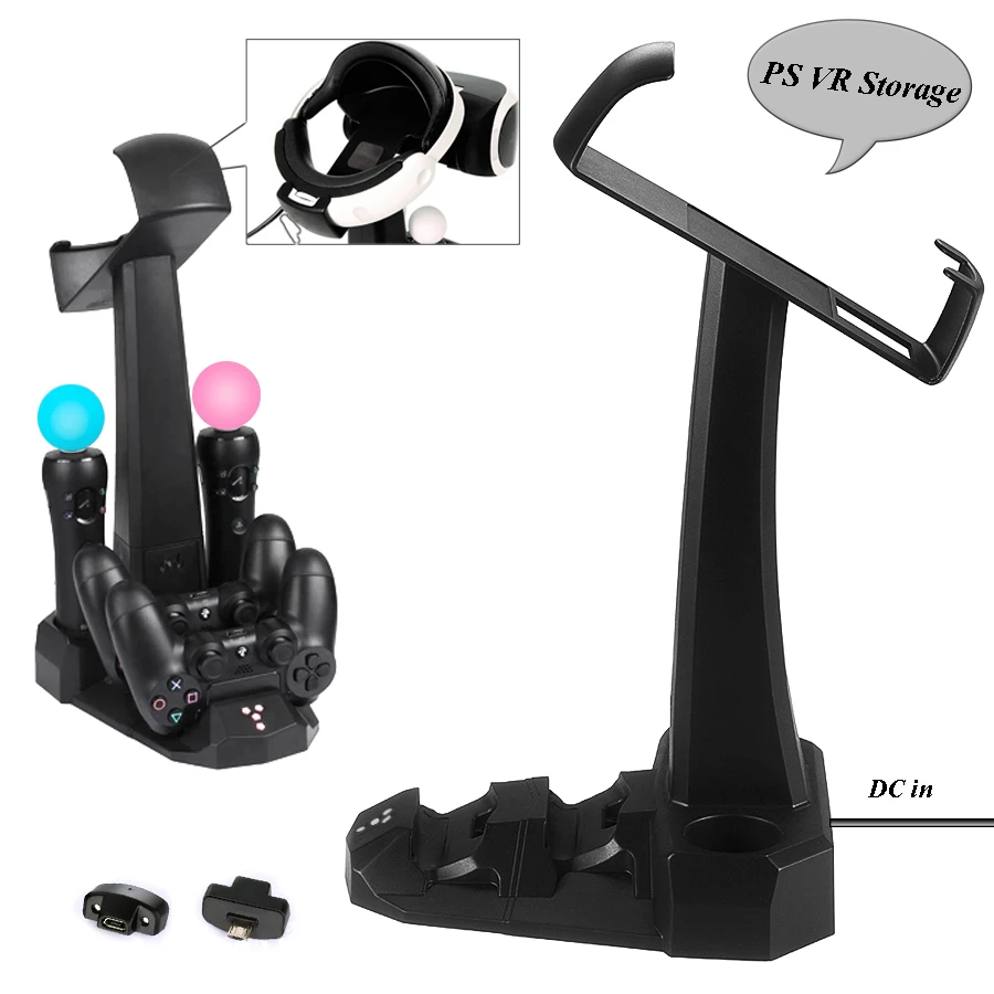 PS4 PSVR Move Controller Charger Quick Charging Dock Stand Showcase for Sony Playstation 4 Play Station PS 4 VR Accessories
PS4 PSVR Move Controller Charger Quick Charging Dock Stand Showcase for Sony Playstation 4 Play Station PS 4 VR Accessories