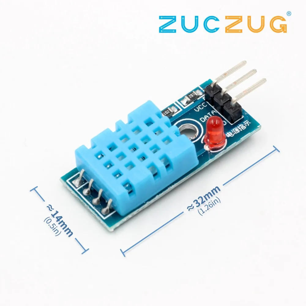 Smart Electronics DHT11 Temperature And Relative Humidity Sensor Module for arduino DIY KIT
Smart Electronics DHT11 Temperature And Relative Humidity Sensor Module for arduino DIY KIT