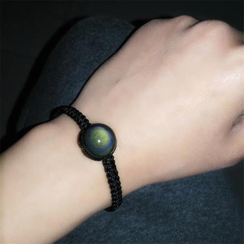 Handmade 16/18mm Rainbow Eye Obsidian Stone Beads Bracelet For Women Men jewelry Couples Rope Bracelet Set Love Gift Wholesale
Handmade 16/18mm Rainbow Eye Obsidian Stone Beads Bracelet For Women Men jewelry Couples Rope Bracelet Set Love Gift Wholesale