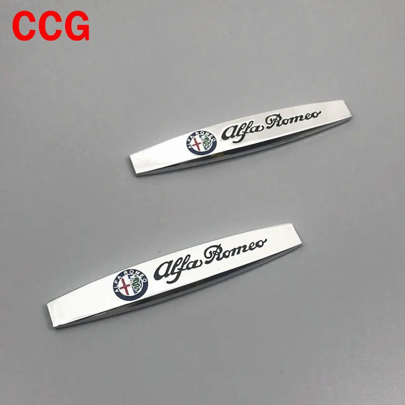 2pcs 3D Metal Alfa Romeo Car Fender side Emblem Badge Decal rear bumper trunk Sticker Car style For Mito Gt 147 159 146 styling
2pcs 3D Metal Alfa Romeo Car Fender side Emblem Badge Decal rear bumper trunk Sticker Car style For Mito Gt 147 159 146 styling