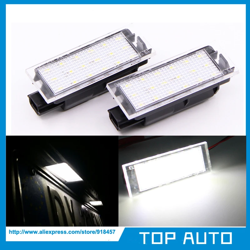 2pcs Error Free 18SMD Car LED License Plate Lights For Renault Megane 2 Clio Laguna 2 Megane 3 Twingo Master Vel Satis
2pcs Error Free 18SMD Car LED License Plate Lights For Renault Megane 2 Clio Laguna 2 Megane 3 Twingo Master Vel Satis