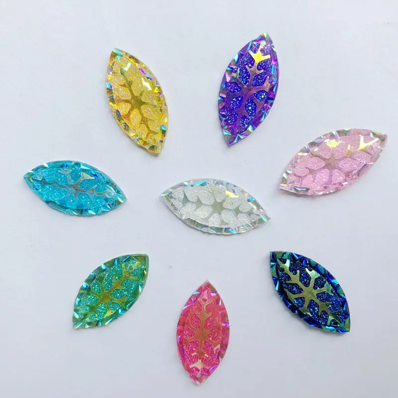DIY 40pcs 11*24mm Flatback Rhinestone applique Horse eye Button Snowflake for Christmas gems 2 holes -A50
DIY 40pcs 11*24mm Flatback Rhinestone applique Horse eye Button Snowflake for Christmas gems 2 holes -A50