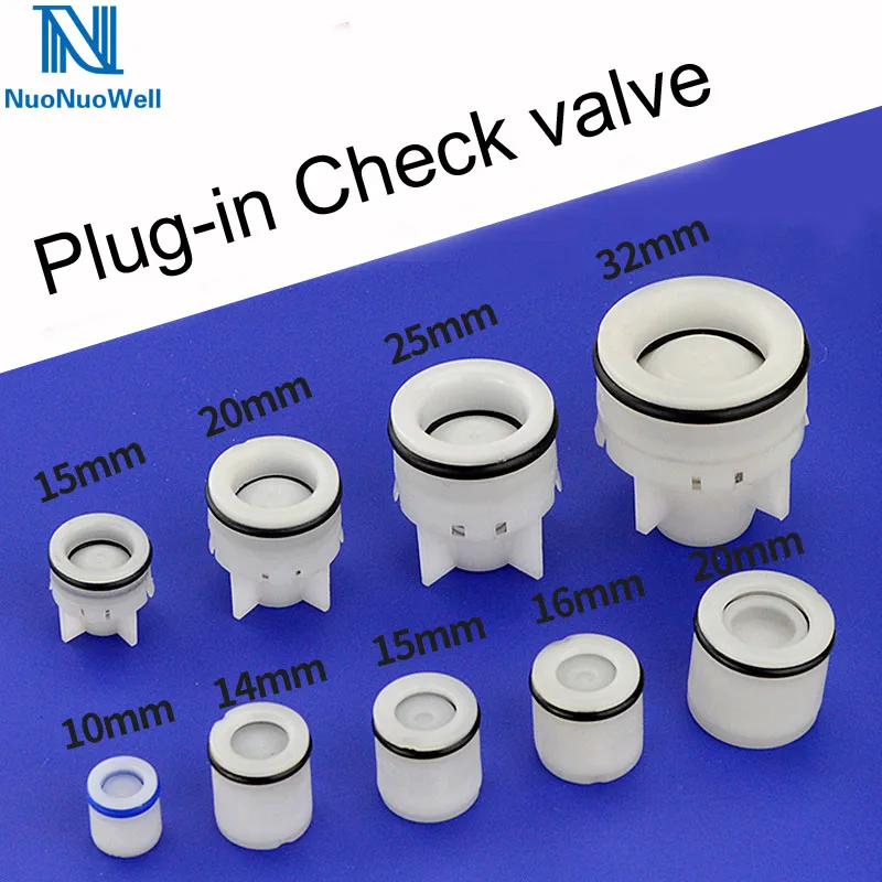 NuoNuoWell 2pc Plug-in Plastic Non-Return Valve Spring Check For 10-32mm Aquarium Garden irrigation Water Meter Valve Anti Drip
NuoNuoWell 2pc Plug-in Plastic Non-Return Valve Spring Check For 10-32mm Aquarium Garden irrigation Water Meter Valve Anti Drip