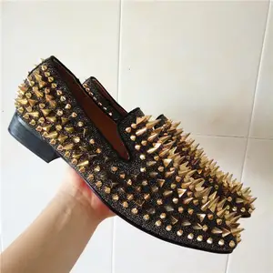 shoes with gold studs