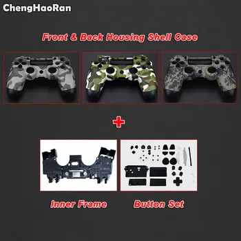 ChengHaoRan For PS4 Gamepad Controller Camo Front+Back Housing Shell Case Cover W/ Inner Frame&Full Buttons Kit,JDM-001 010 011
ChengHaoRan For PS4 Gamepad Controller Camo Front+Back Housing Shell Case Cover W/ Inner Frame&Full Buttons Kit,JDM-001 010 011