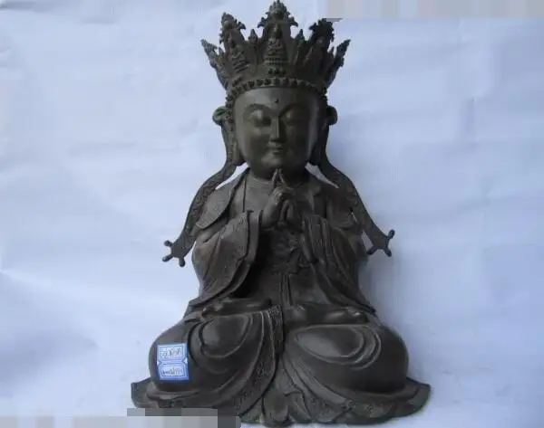 S06384 14 INCH Chinese Tibet Pure Bronze Carved Amitabha Bodhisattva Buddha Statue
S06384 14 INCH Chinese Tibet Pure Bronze Carved Amitabha Bodhisattva Buddha Statue